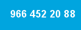 966 452 20 88 966 452 20 88